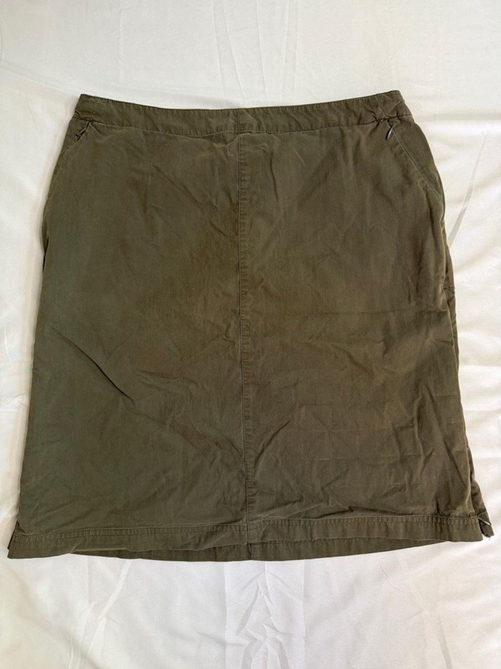 Old Navy Olive Khaki A-Line Women's Skirt - size 12